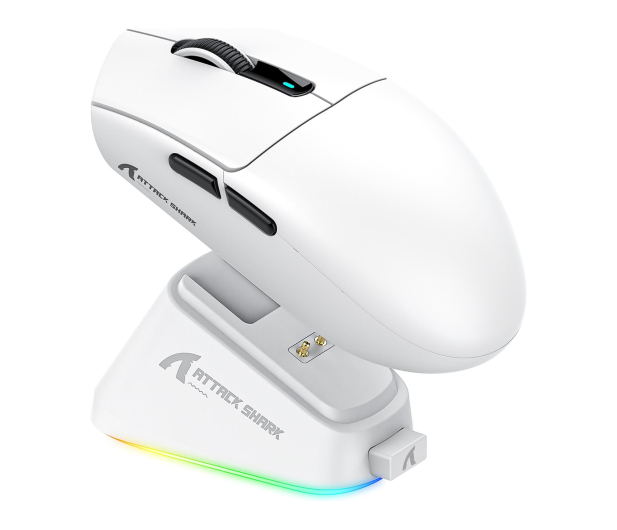 Attack Shark G3 PRO PAW3311 biała ze stacją ładującą - 1545131 - zdjęcie 2